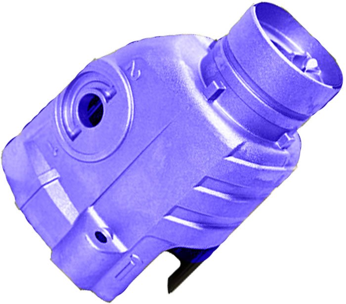 Корпус мотора темно-синий для дрели Bosch GSB 21-2 RE (2605105141)