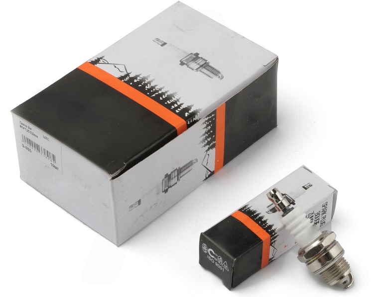 Свеча бензопильная L6TC M14*1,25 9,5mm 